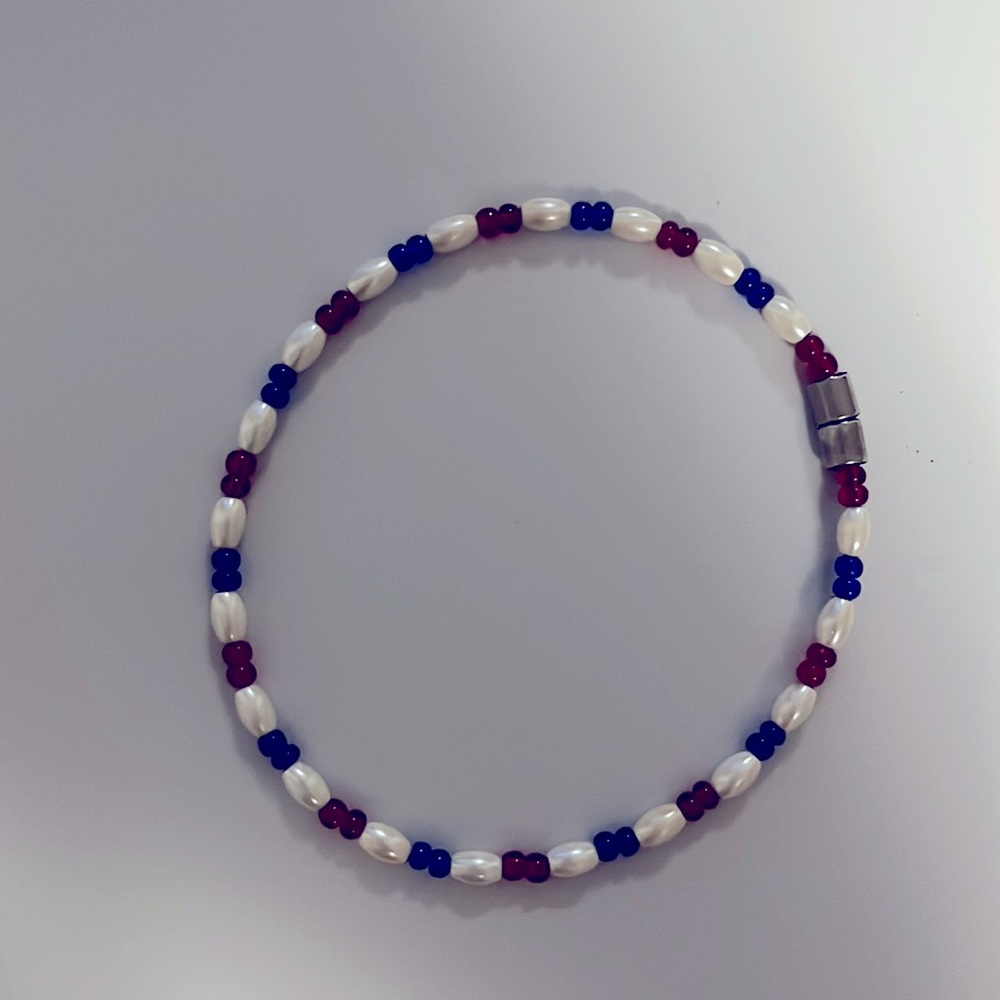 Red/White/Blue Ankle Bracelet